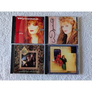 Lot of 4 Wynonna Judd & The Judds CDs Country Greatest Hits MCA RCA